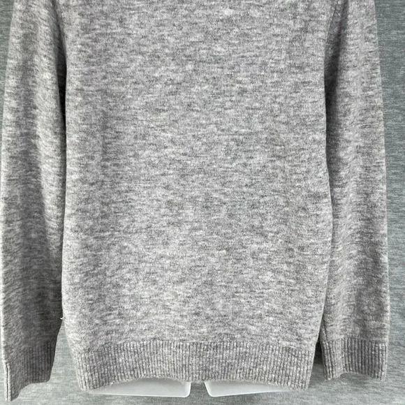 Abercrombie & Fitch NEW Mens XL Gray Wool Alpaca Blend Logo Crewneck Sweater - Picture 6 of 14